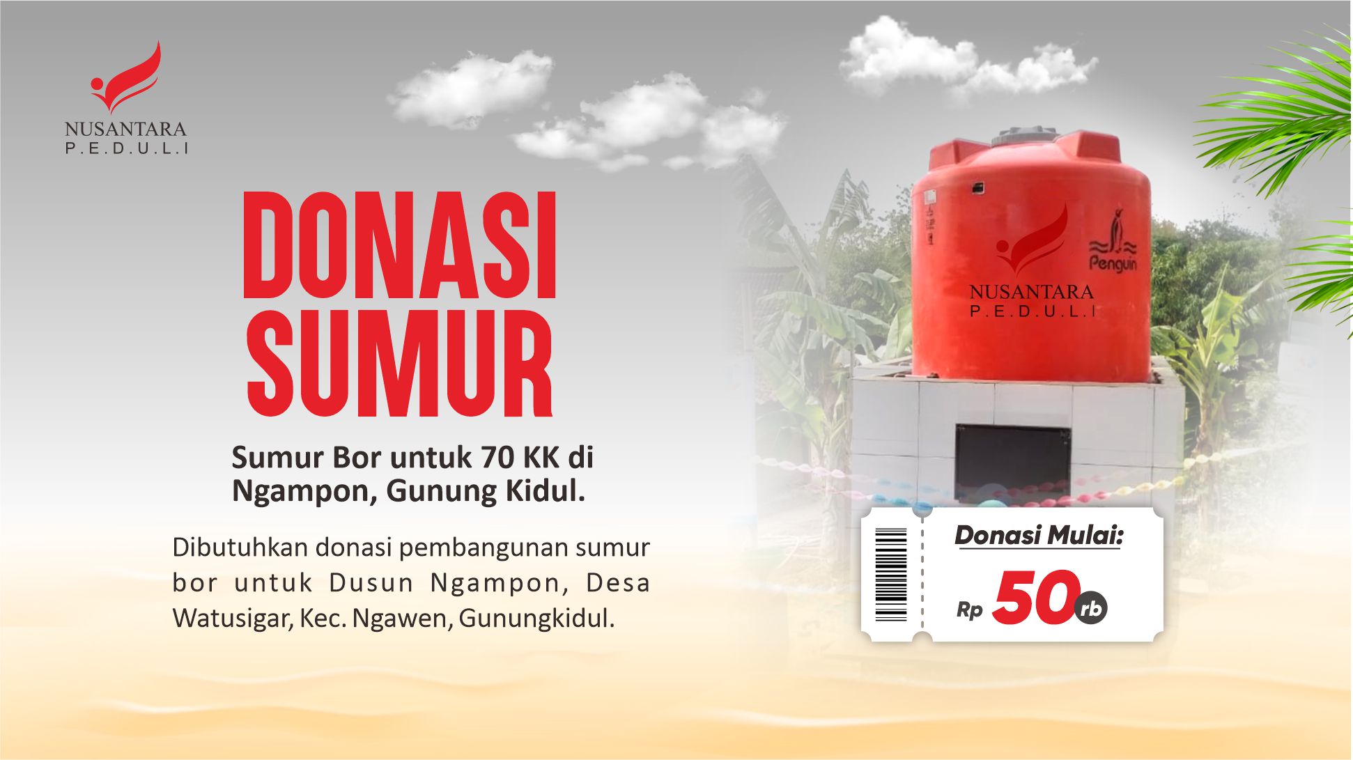 Donasi Sumur Bor 