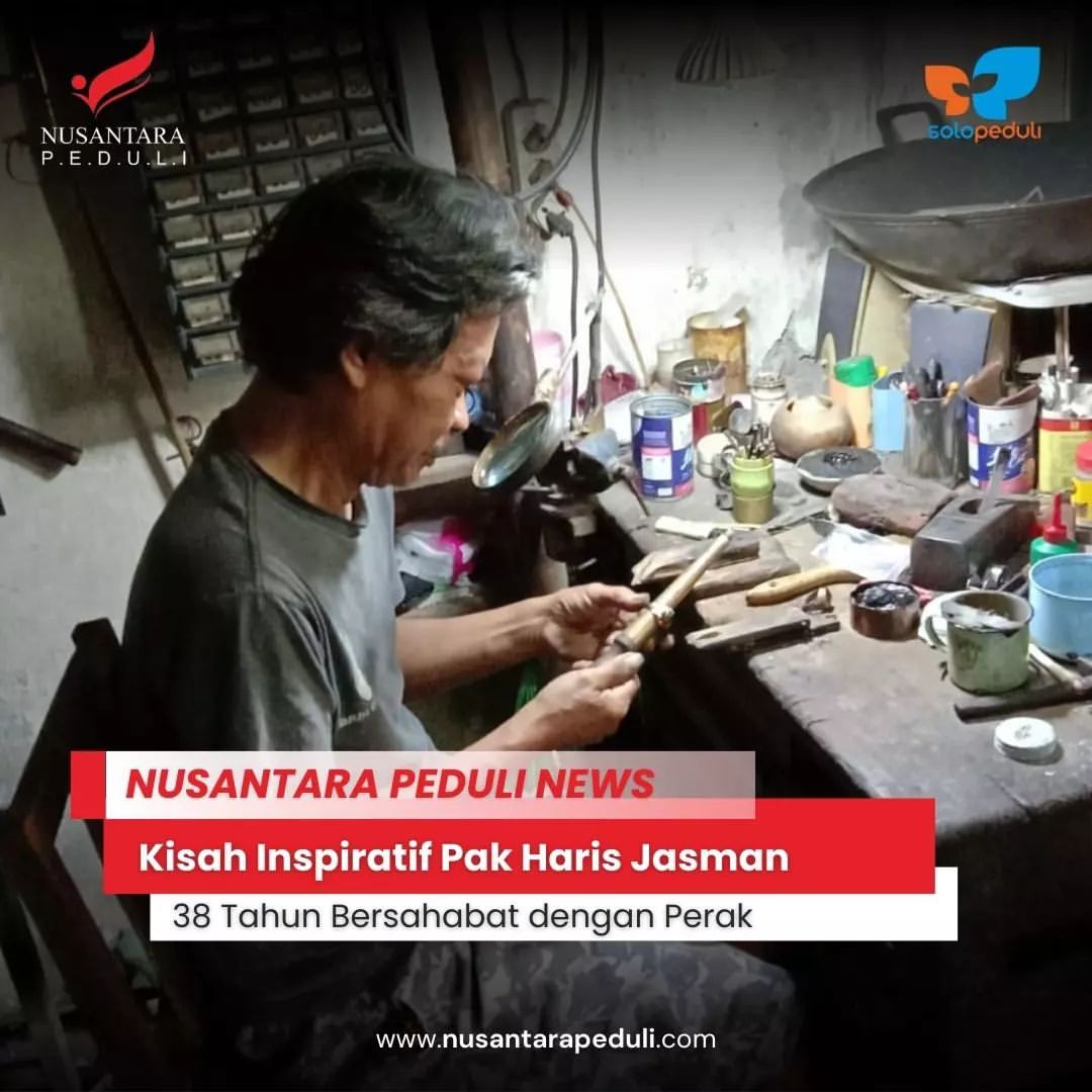 Kisah Inspiratif Pak Haris Jasman, 38 Tahun Bersahabat dengan Perak