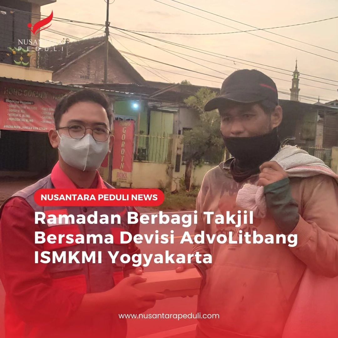 Ramadan Berbagi Takjil Bersama Devisi AdvoLitbang ISMKMI Yogyakarta