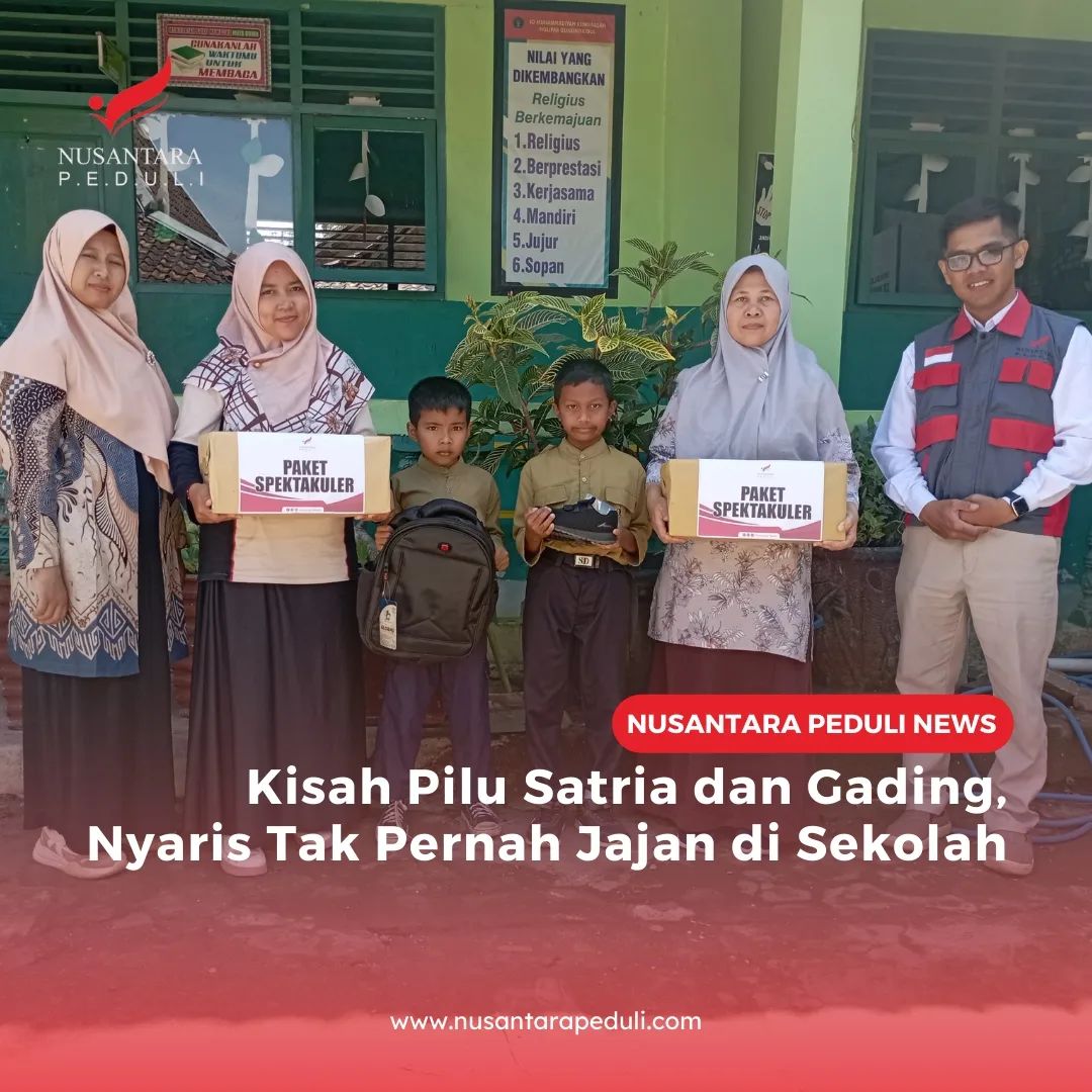 Kisah Pilu Gading dan Satria, Nyaris Tak Pernah Jajan di Sekolah